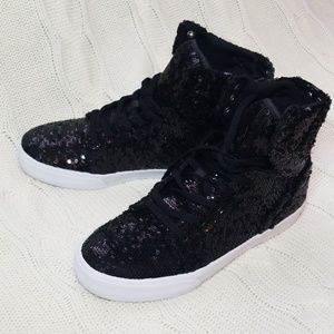 Supra Skytop Black Sequin